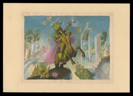 Kunstwerkje, aquarel van Pascal Van Den Steen