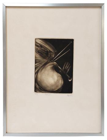 Manière noire ven de Belgische kunstenaar Maurice Pasternak