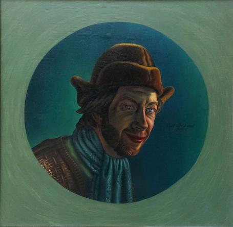 Zelfportret van de Belgische kunstenaar Paul Van Dessel kopen