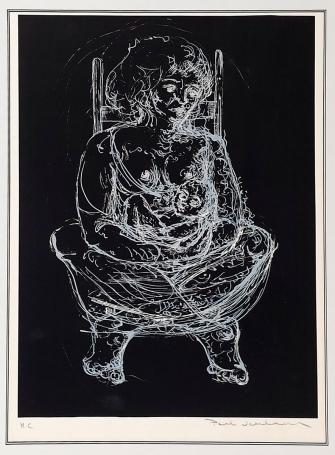 Litho van de graficus Paul Verbeeck