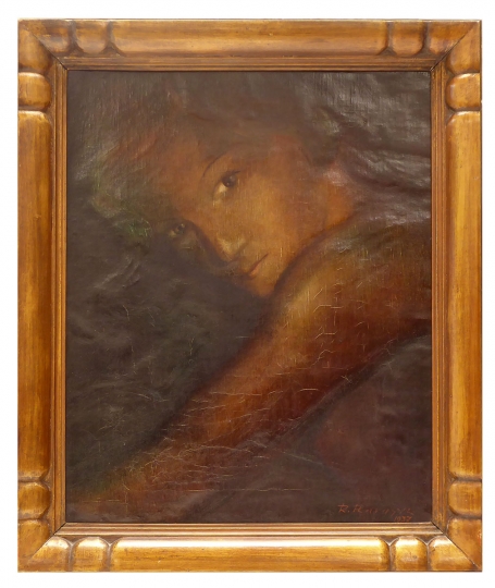 Schilderij  van de Belgische kunstschilder Raoul Pharasyn