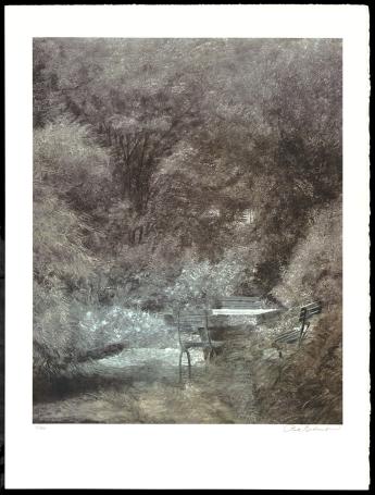 Zeefdruk van de Belgische kunstenaar Piet Bekaert