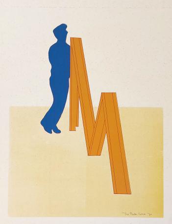 Kunstwerk van de Nederlandse graficus Pieter Celie