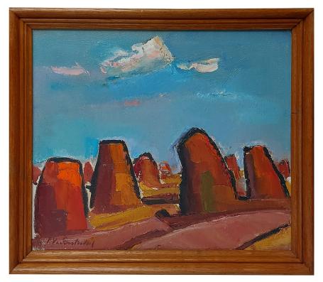 Schilderij van de Belgische kunstenaar Van Suetendael