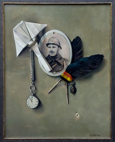 De Belgische kunstschilder Pol Verswijver