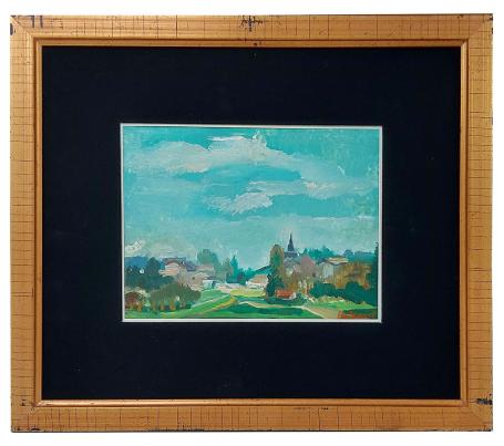 J. Portenart kunstschilderes organisch abstract