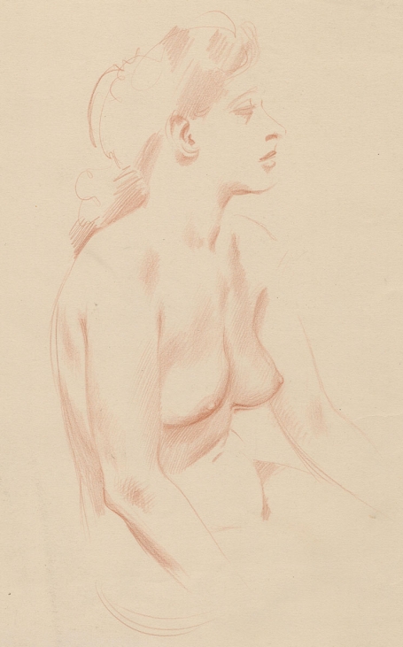 Tekening van de Belgische kunstenaar Raphaël De Buck of Raf De Buck