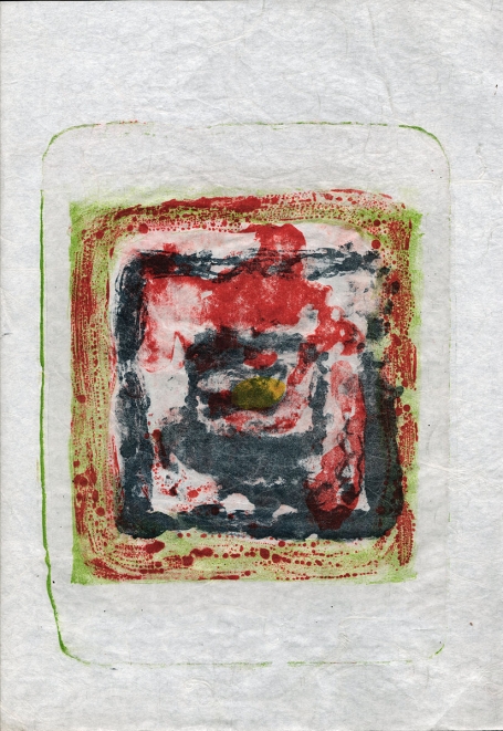 Monotype van de Gentse kunstenaar Gustaaf Prils
