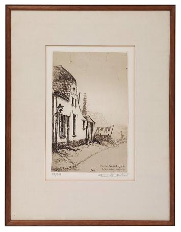 Ets uit 1946 van Henri Quittelier kopen