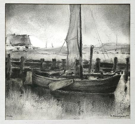 Houtskooltekening van Renaat Bosschaert aankopen