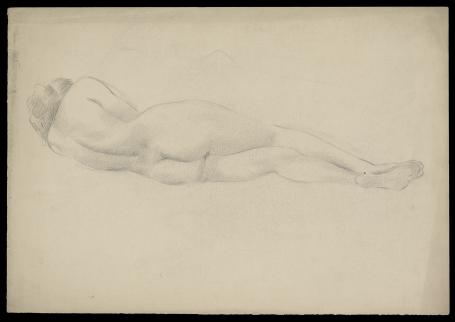 Naakttekening van de  Belgische kunstenaar Raphaël De Buck kopen