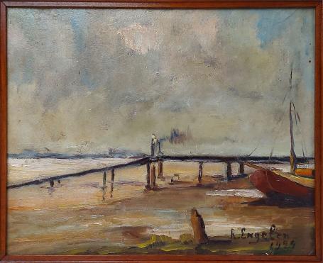 Schilderij van de Antwerpse kunstenaar René Engelen uit 1924
