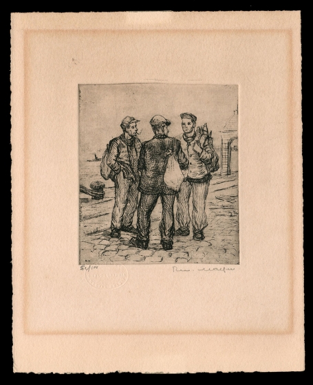 Ets van de Belgische kunstenaar Romain Malfliet