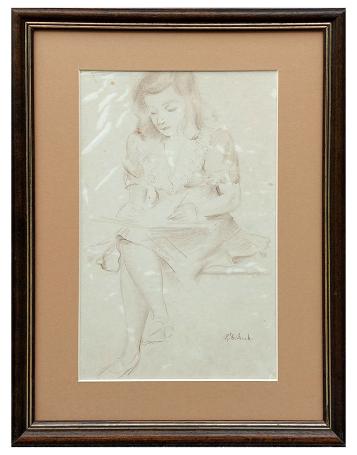 Tekening van de  Belgische kunstenaar Raphaël De Buck kopen