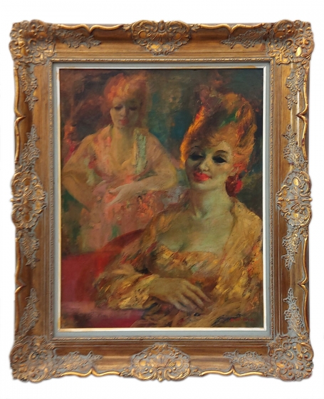 Olieverfschilderij van de  Belgische kunstenaar Raphaël De Buck kopen