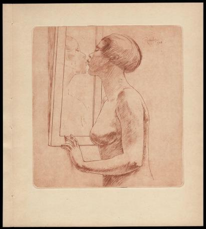 Ets van de Belgische kunstenaar Armand Rassenfosse