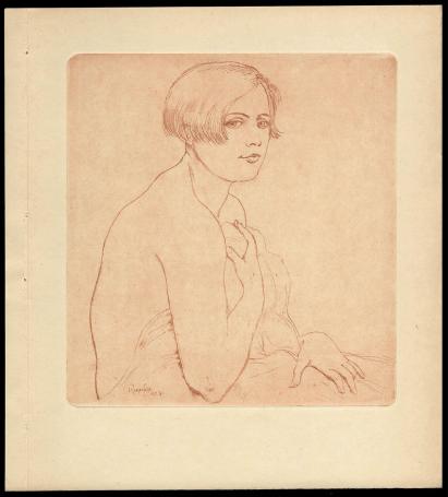 Ets van de Belgische kunstenaar Armand Rassenfosse