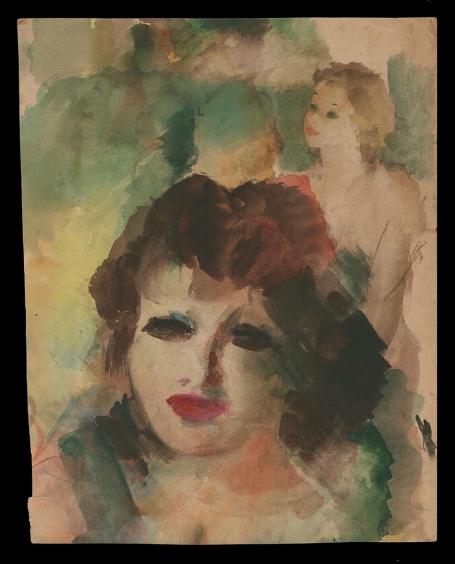 Aquarel van de  Belgische kunstenaar Raphaël De Buck kopen