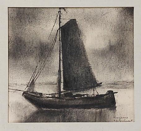 Houtskooltekening van Renaat Bosschaert kopen