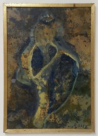 Kunstwerkje van Renaat Saey in eigentijds kader