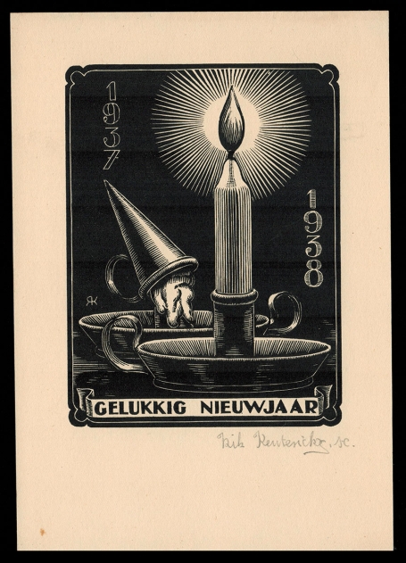 Ex Libris van de Belgisch kunstenaar Rik Keuterickx kopen