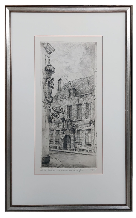 Een gesigneerde ets van Romain Malfliet kopen