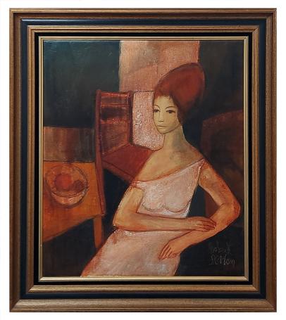 Schilderij op canvas van R. De Man