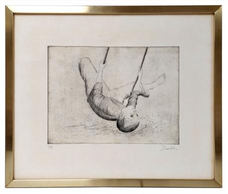 Ingekaderde ets van Roland Devolder kopen