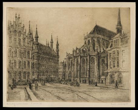 Bondgenotenlaan, ets van Romain Malfliet kopen