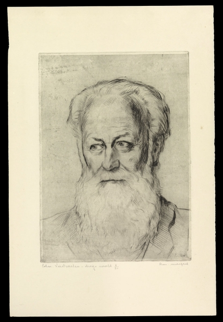 Gesigneerde ets van Romain Malfliet kopen