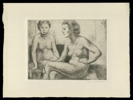 Gesigneerde ets van Romain Malfliet kopen