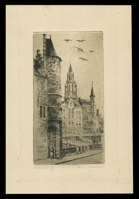 Ets van het Steen te Antwerpen door Malfliet