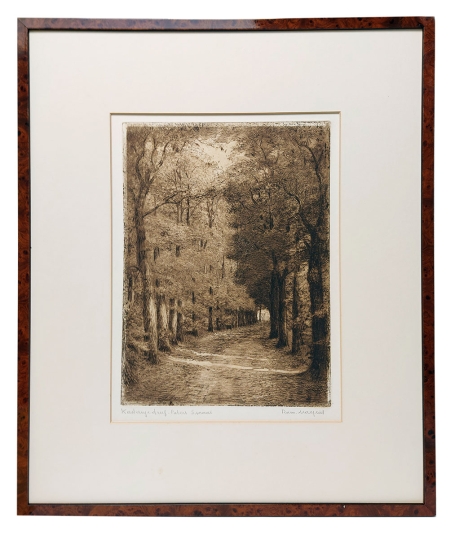 Gesigneerde ets van Romain Malfliet kopen