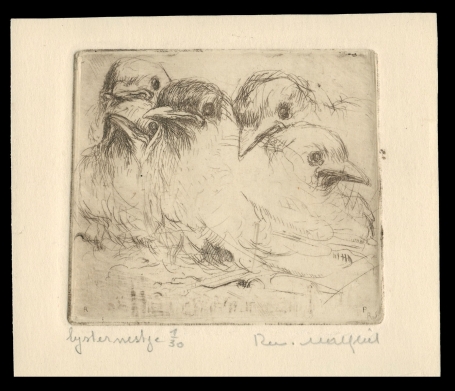 Ets van de Belgische kunstenaar Romain Malfliet