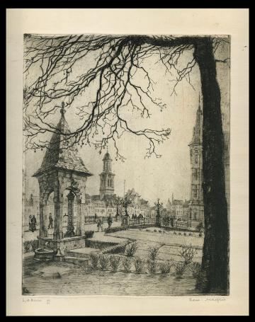 Kerstnacht 2003, ets van Romain Malfliet kopen