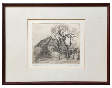 Gesigneerde en genummerde ets van Romain Malfliet kopen