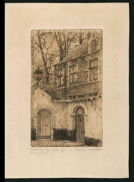 Ets van het Begijnhof te Lier door Malfliet