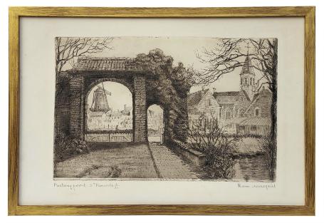 Eenn ets van Romain Malfliet, de pastorijpoort