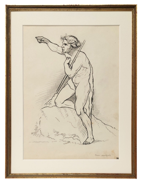 Potloodtekening van Romain Malfliet kopen