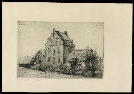 Ets van de Belgische kunstenaar R. Malfliet