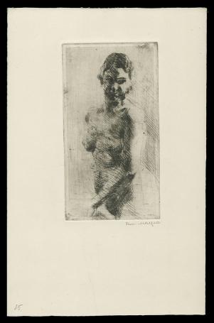 Gesigneerde ets van Romain Malfliet kopen