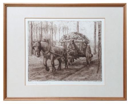 Prachtige ets van Romain Malfliet kopen