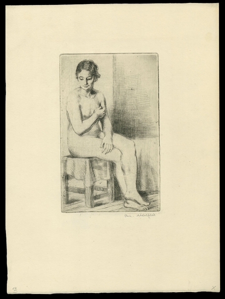 Gesigneerde ets van Romain Malfliet kopen