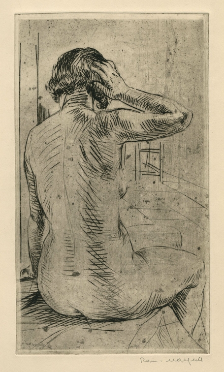 Ets naakte dame van Romain Malfliet kopen