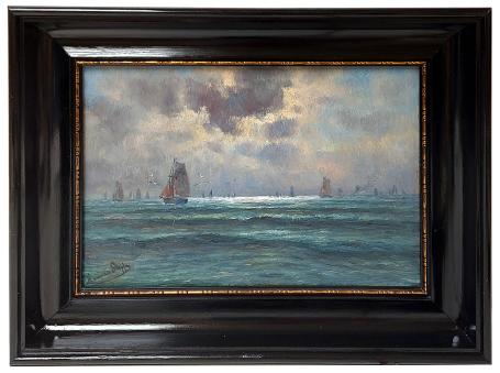 Klein schilderij van Romain Steppe