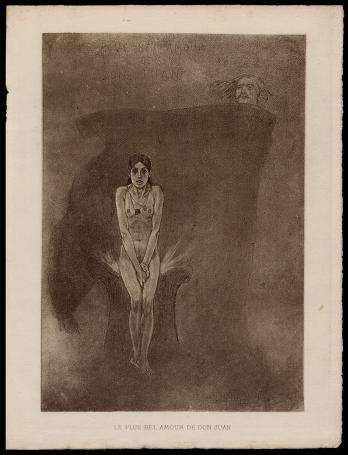 Heliogravure van Félicien Rops uit 1908