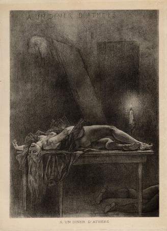 Félicien Rops met een heliogravure