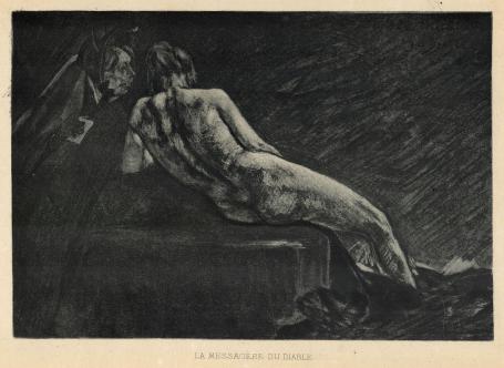 Félicien Rops met een heliogravure