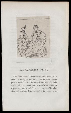 Félicien Rops met een ets uit 1864