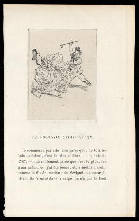 Félicien Rops met een ets uit 1864